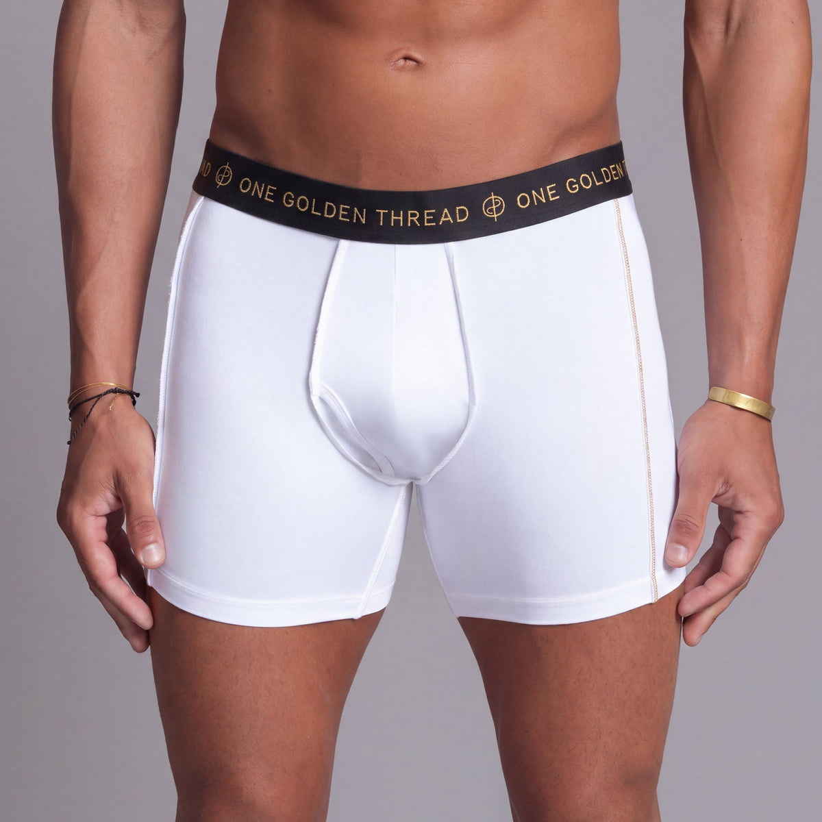 TREE SILK UNDERS - JACQUARD / PURE WHITE
