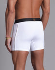 A man modeling the One Golden Thread Unders in White