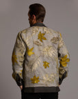 Male modeling smoke axis jacket