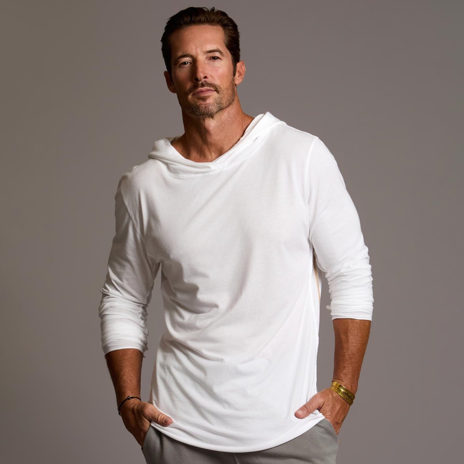 One Golden Thread LONG SLEEVE HOODED TEE
