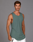 Man modeling a Desert Bloom color tank top