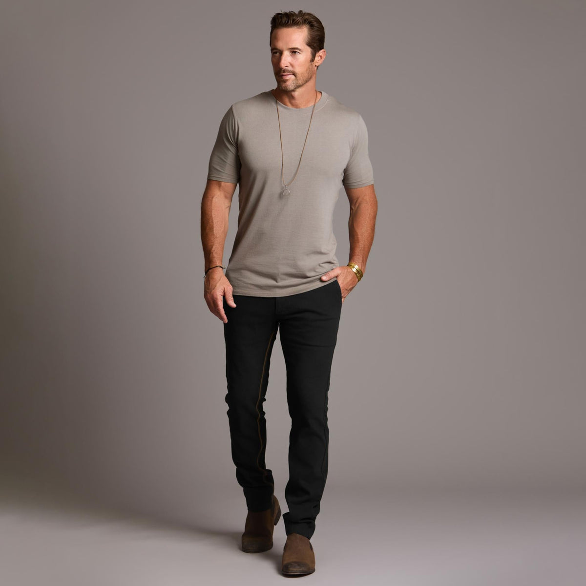 THE ELEMENTAL SLIM PANT / BLACK
