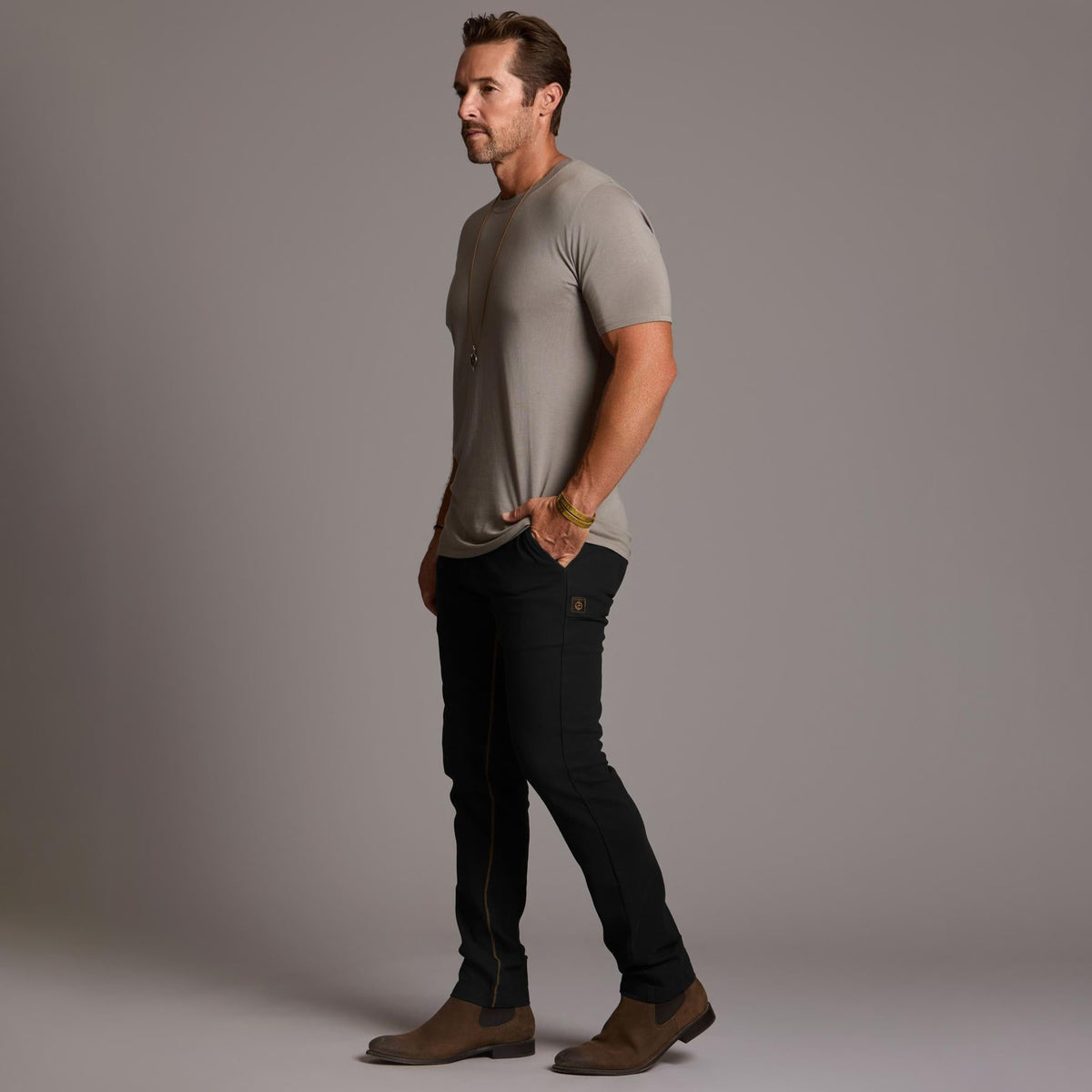 THE ELEMENTAL SLIM PANT / BLACK