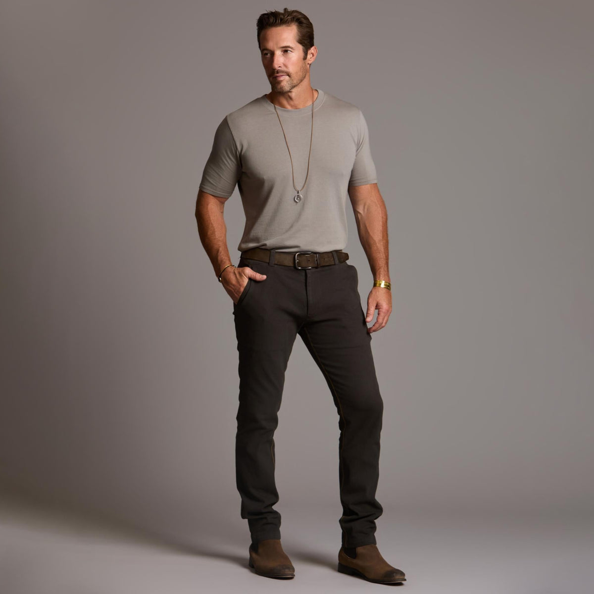 THE ELEMENTAL SLIM PANT / SLATE