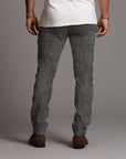 male modeling mineral grey pants