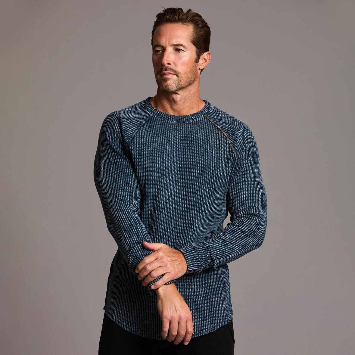 Waffle Raglan | Softest & Most Comfortable Luxury Designer Shirt