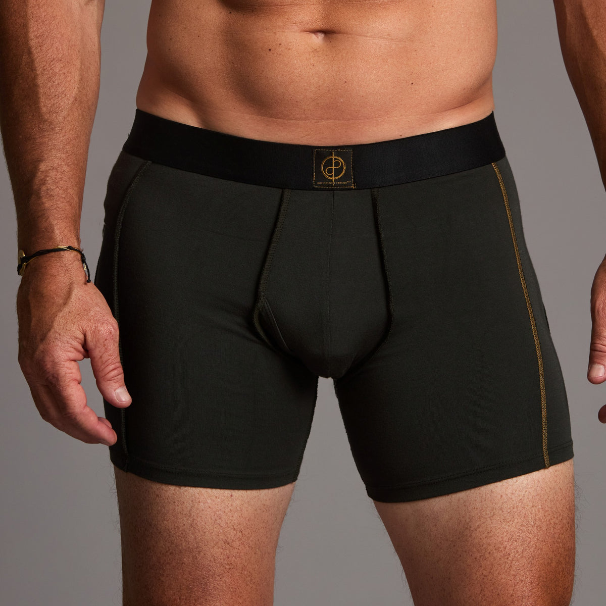 male modeling urban forest unders
