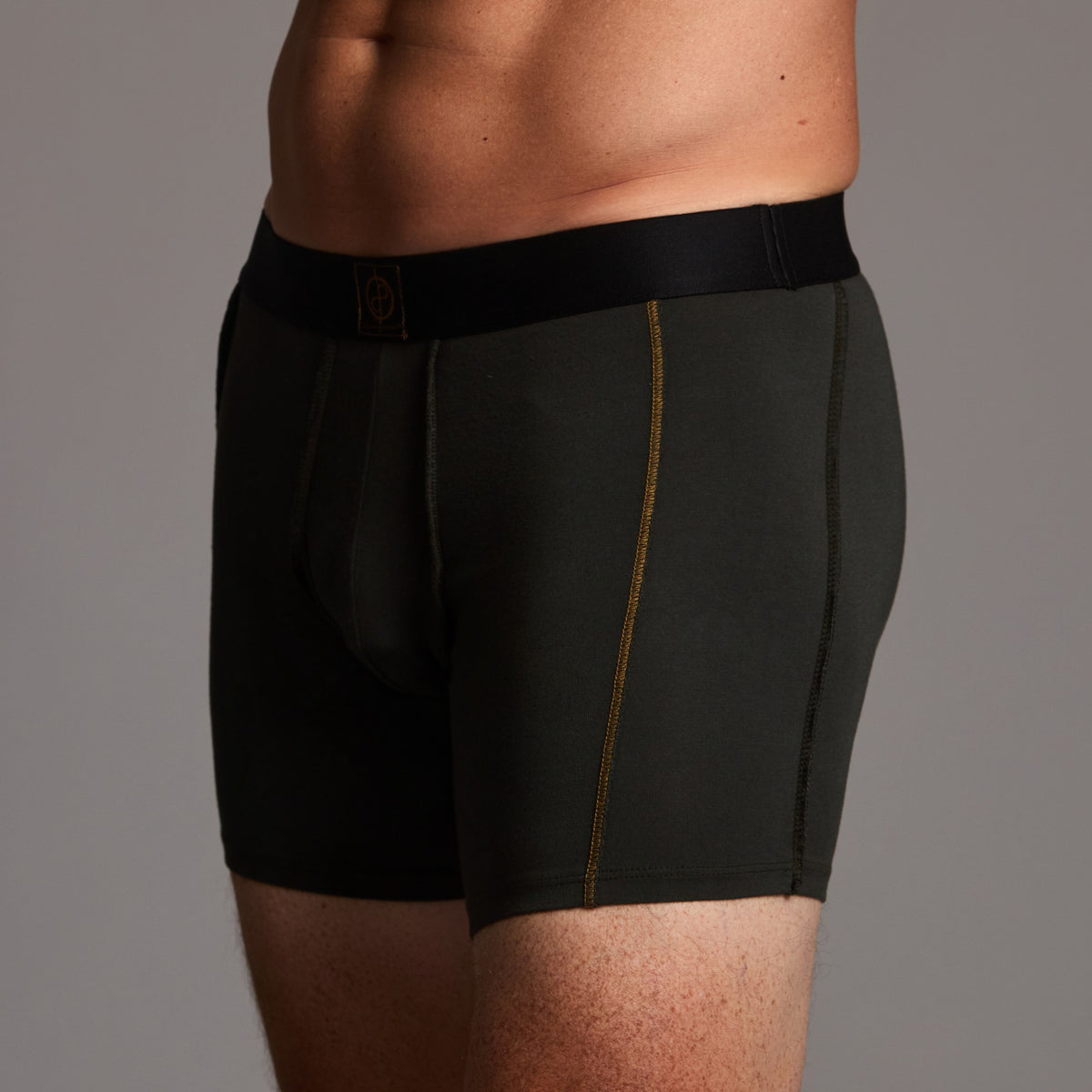 male modeling urban forest unders