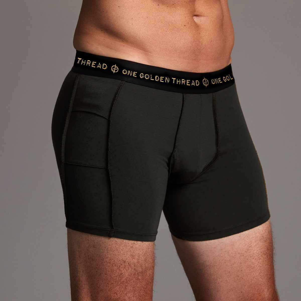 male modeling urban forest unders