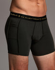 male modeling urban forest unders