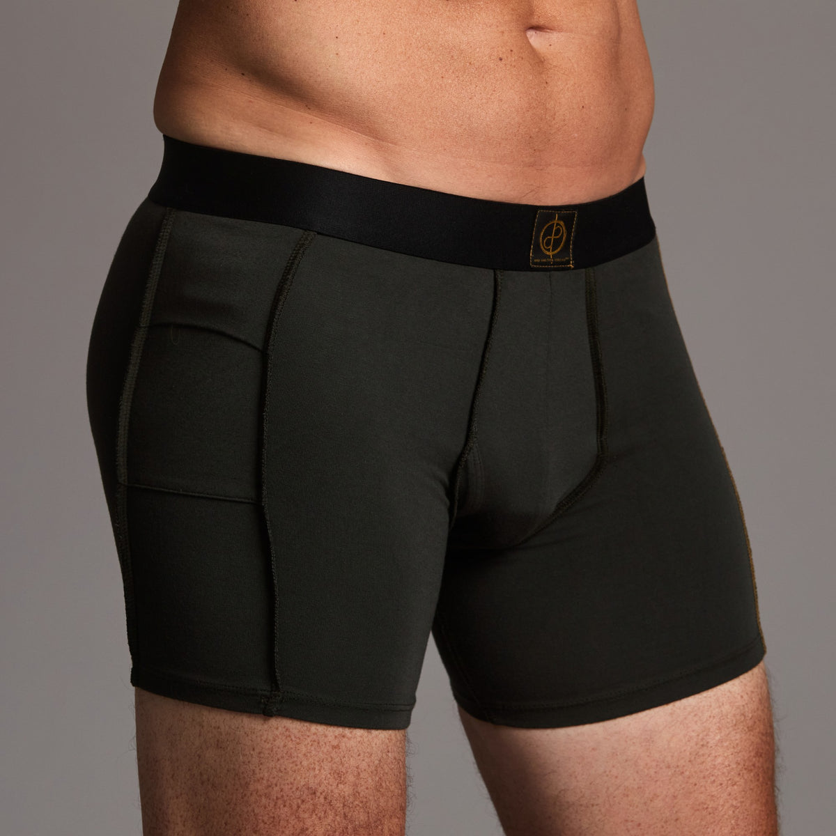 male modeling urban forest unders