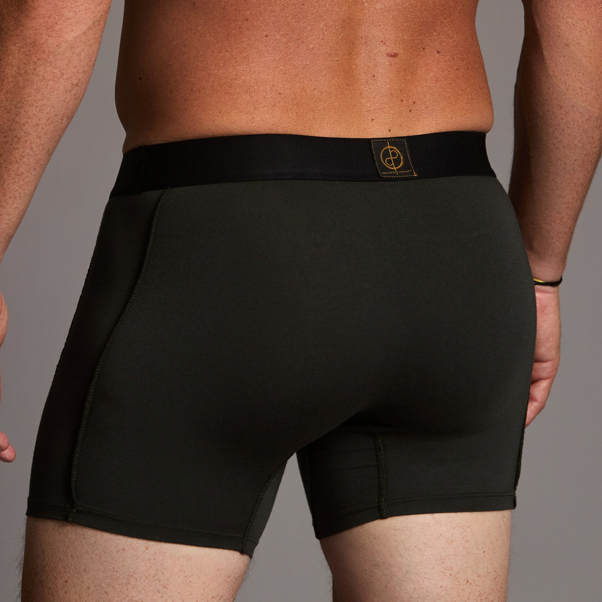 male modeling urban forest unders
