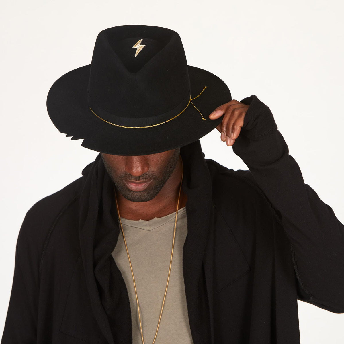 Male modeling OGT Bespoke Hat 
