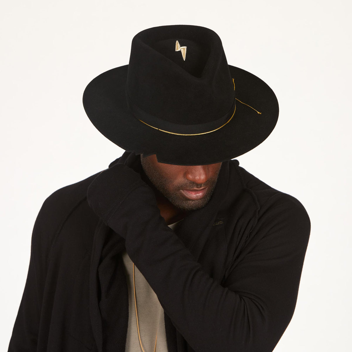 Male modeling OGT Bespoke Hat 