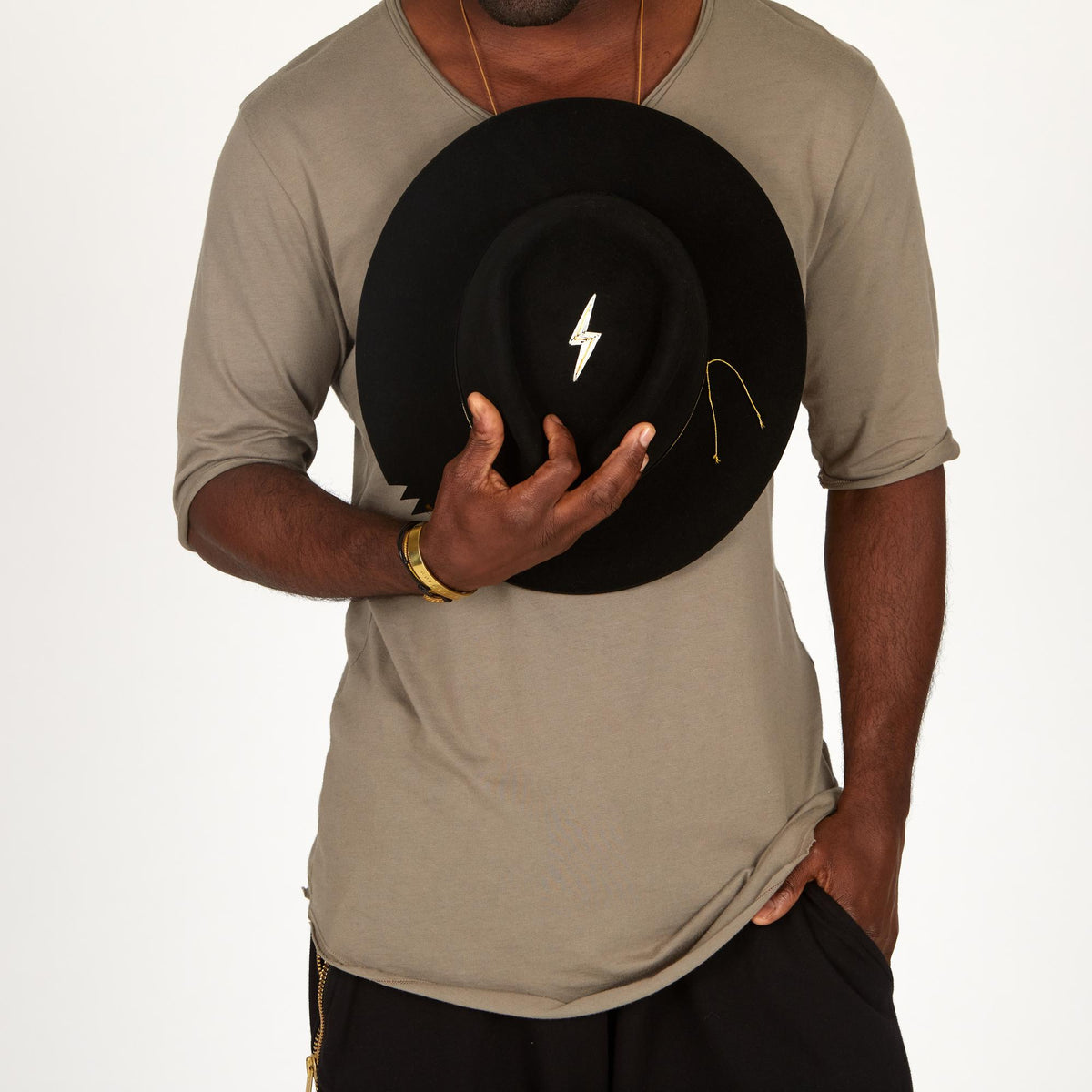 Male modeling OGT Bespoke Hat 