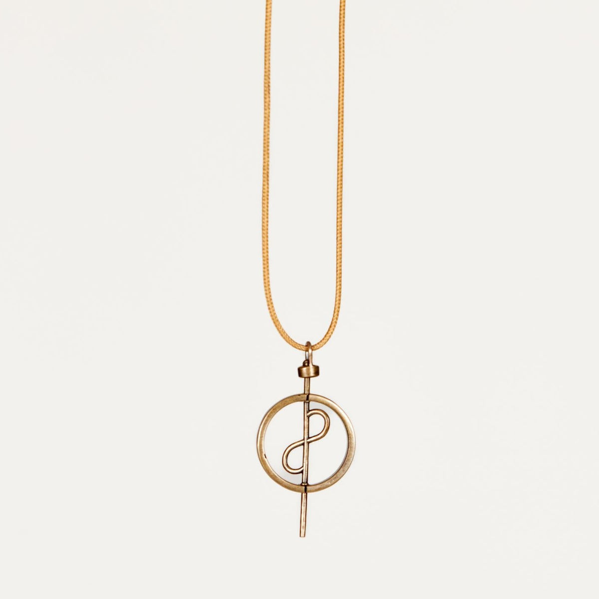 The 108 Talisman Necklace in Antique Gold