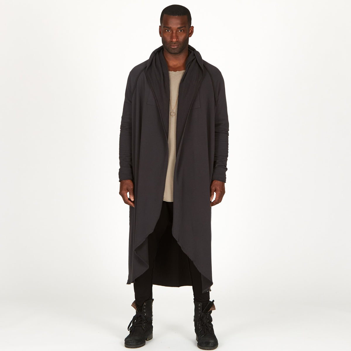 Male modeling slate kairos duster