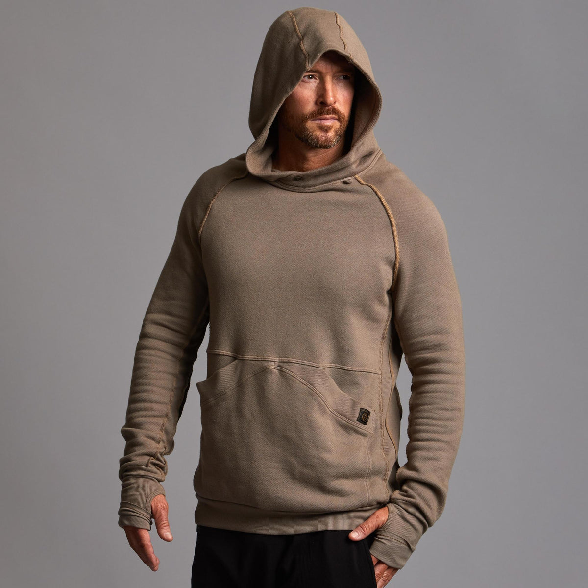 PULLOVER PLUSH HOODIE / SHROOM