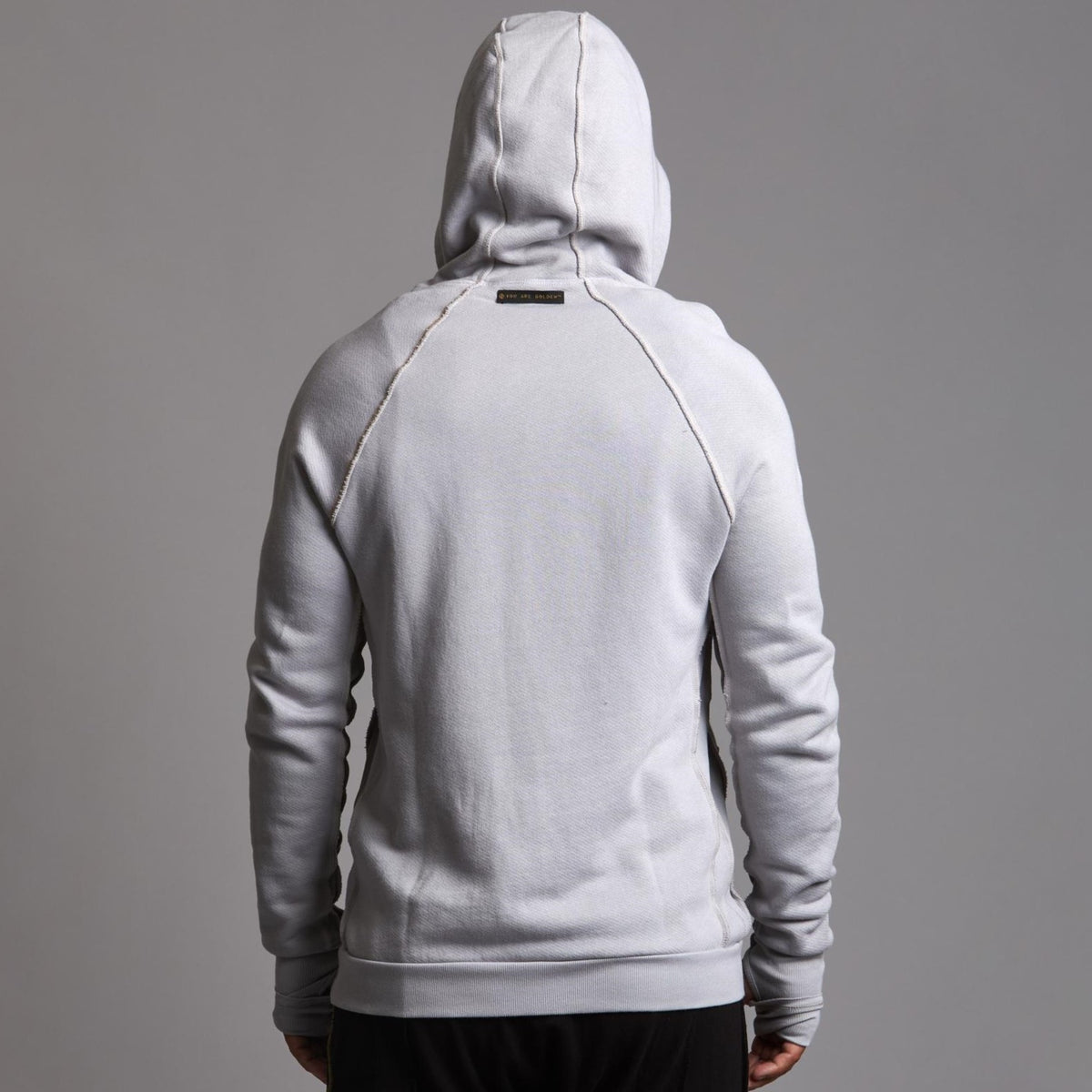 PULLOVER PLUSH HOODIE / BLUE CLAY