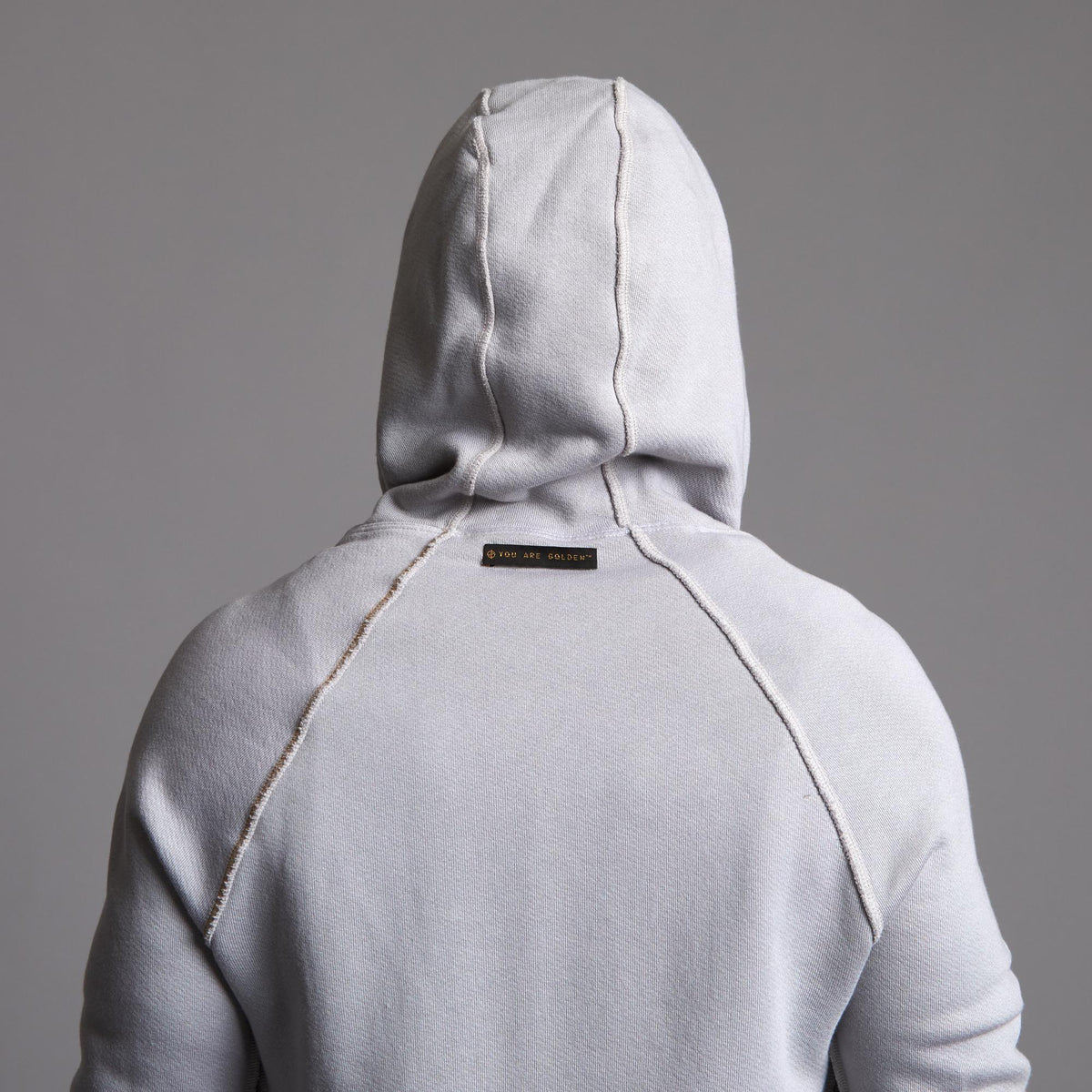 PULLOVER PLUSH HOODIE / BLUE CLAY