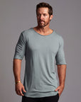 CREW NECK TREE SHIRT / AGAVE