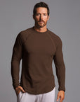 LONG SLEEVE RAGLAN / CACAO