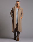 male modeling kairos duster in shroom