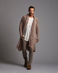 male modeling taupe kairos duster