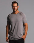 Male modeling tan ultimate tree shirt 