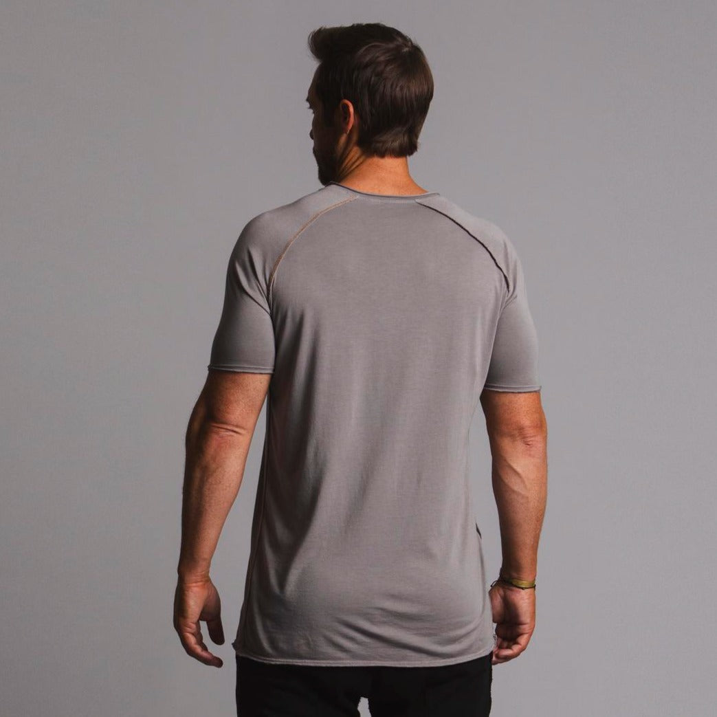 Male modeling tan ultimate tee shirt
