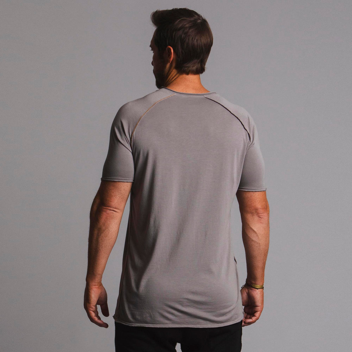 Male modeling tan ultimate tee shirt
