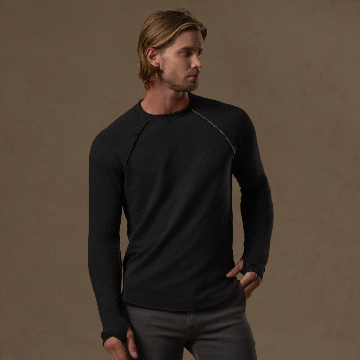Long Sleeve Raglan | Softest & Most Comfortable Luxury Designer