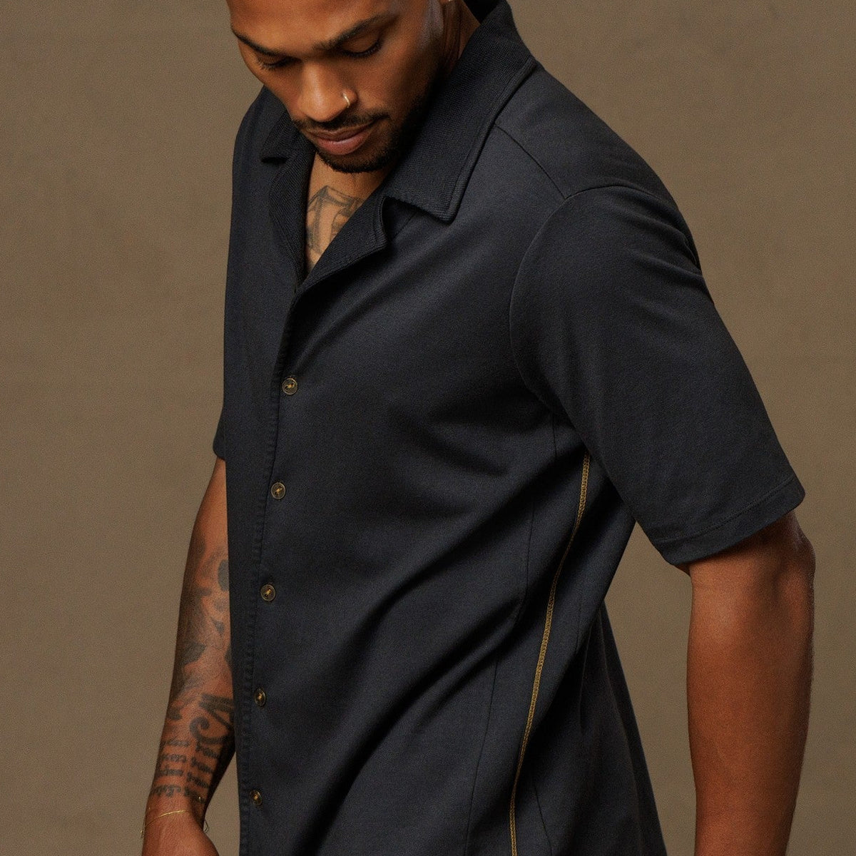 The Frame in Slate — TreeSilk shirt — look 3 │ One Golden Thread