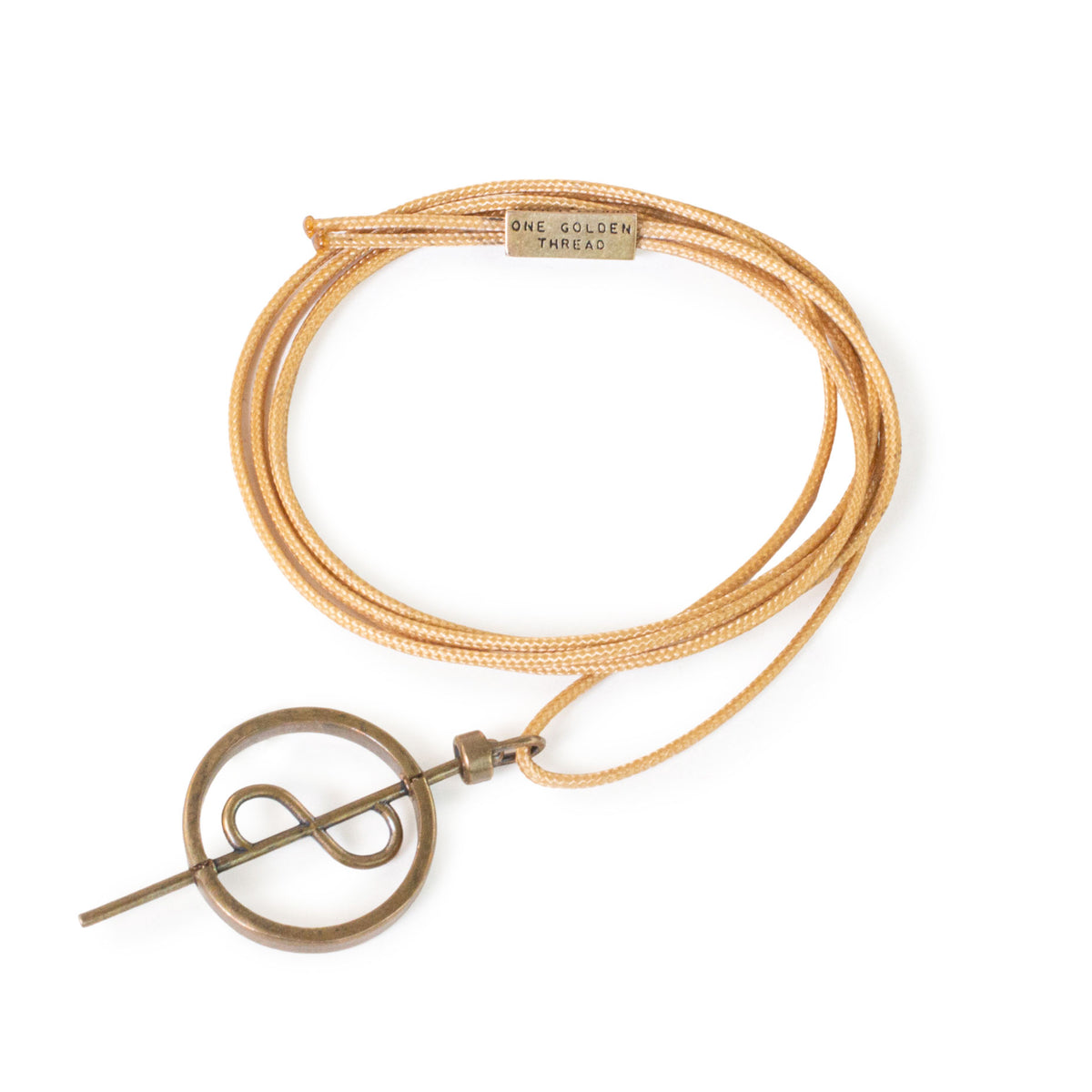 The 108 Talisman Necklace in Antique Gold