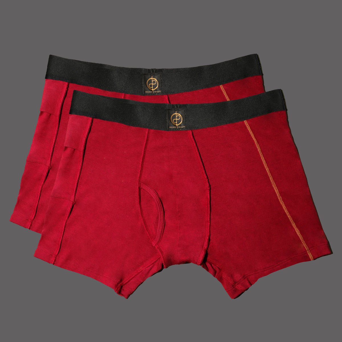 The One Golden Thread Unders two pack in Wine Red
