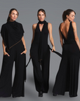 woman modeling the infinite bodysuit in three ways