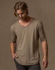 V NECK TREE SHIRT / SHROOM