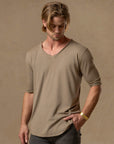 V NECK TREE SHIRT / SHROOM