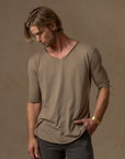 V NECK TREE SHIRT / SHROOM