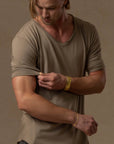 V NECK TREE SHIRT / SHROOM