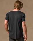V NECK TREE SHIRT / SLATE