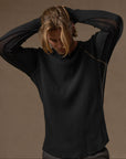 WAFFLE RAGLAN / BLACK ONYX