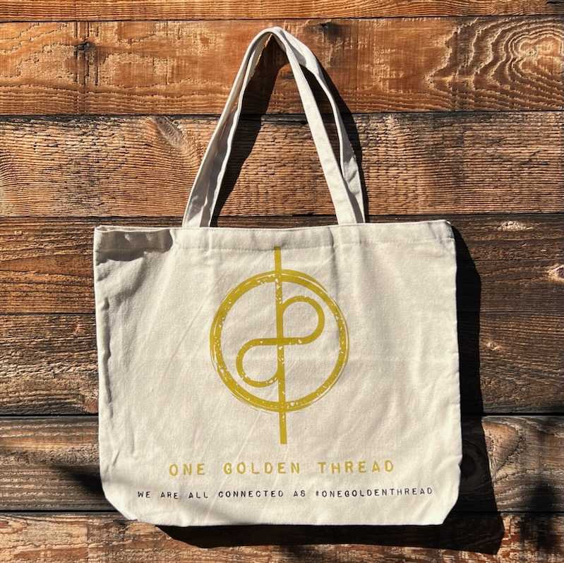 The Original One Golden Thread Golden Tote Bag 
