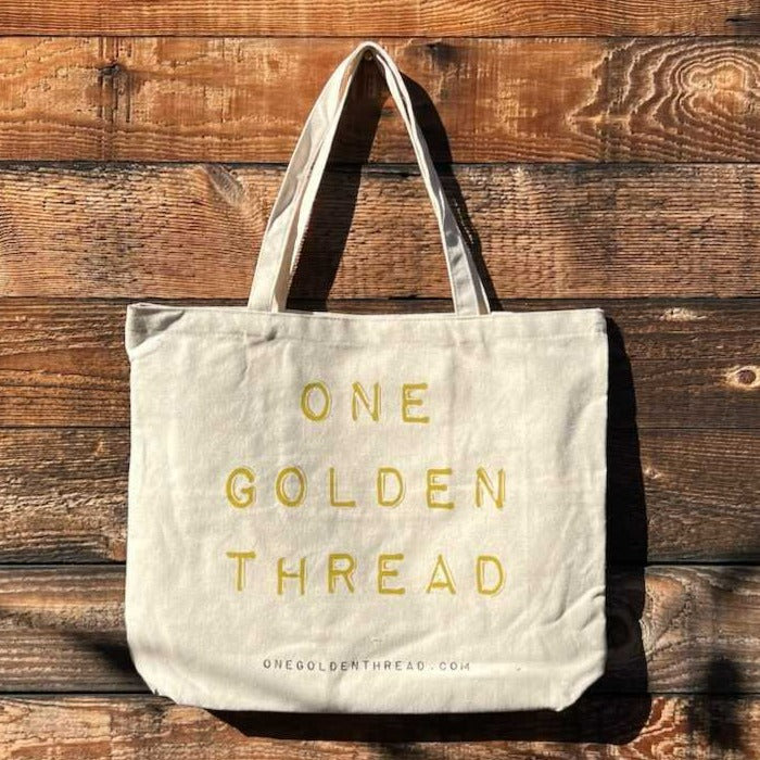 The Original One Golden Thread Golden Tote Bag 