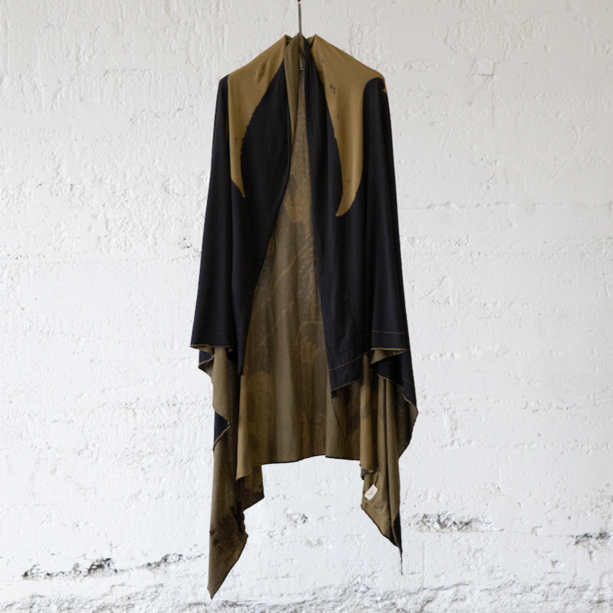 Artist Collab: Carlito Dalceggio x One Golden Thread the front side of the "Minotaur Nature Wrap"