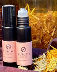 The One Golden Thread "Yum Me Roll On ~ Love Oil" is an instant stress relief made up of a variety of essential oils