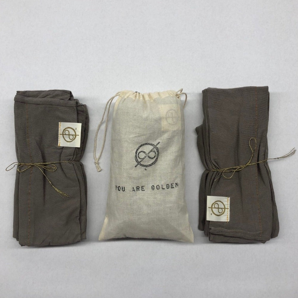 The One Golden Thread Pillow Face Set in the Shroom color
